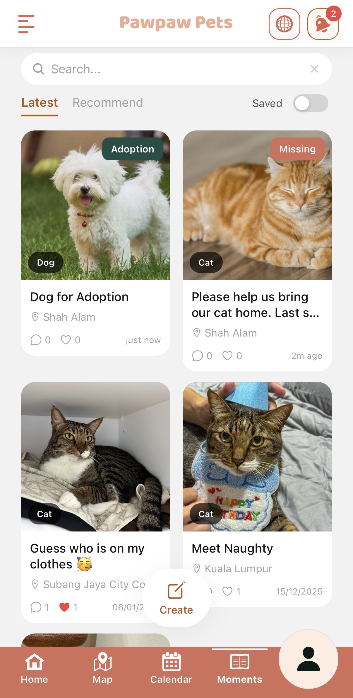 PawPaw Pets Moments - Share with the community